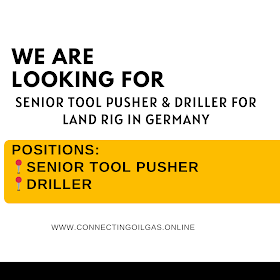 Senior Tool Pusher & Driller for Land Rig in Germany 