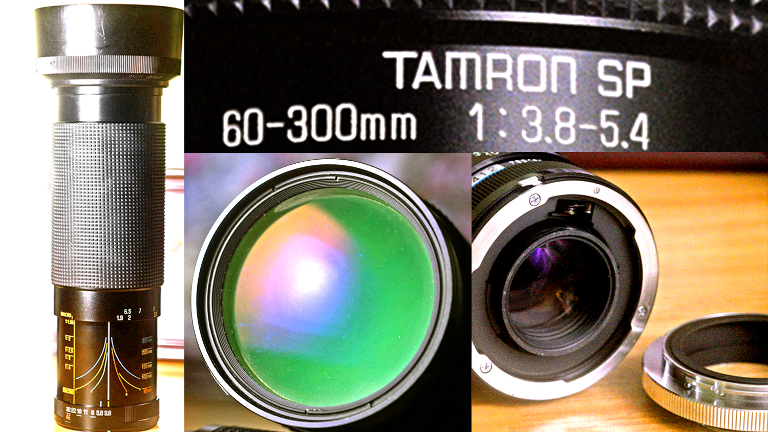 Tamron Adaptall-2 60-300mm f/3.8-5.4 SP Macro Zoom (Model 23A, 1983-2000)