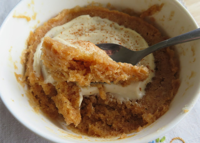 Glazed Carrot Cake in a Mug