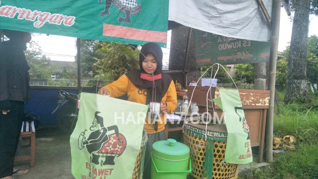 Si Cantik Amie Penjual Dawet Ayu di Banjarnegara, Antara Rasa dan Mata, Bikin Gagal Fokus