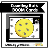 Halloween themed Kindergarten or Preschool digital Boom Cards that can be used for math or phonics instruction, centers or as assessments in person or remotely.