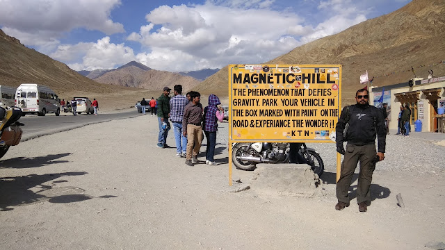 Leh Ladakh Bike Trip, Leh, Magnetic hill