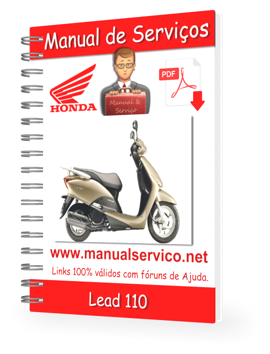 Manual de Serviços - Honda - Lead 110 ~ Manual e Serviço