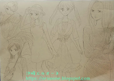 女の子絵イラストいっぱい