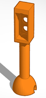 Ejemplo correcto de semáforo en TinkerCAD