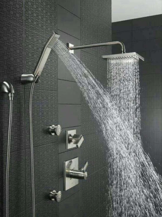 model kamar mandi shower rainfall