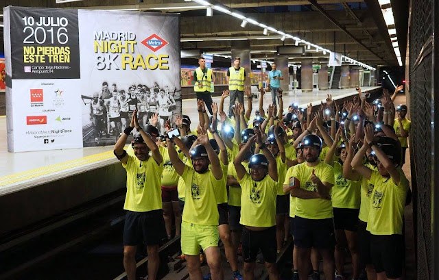 Madrid Metro Night Race, Carrera noctura por las vías del Metro de Madrid