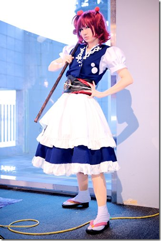 touhou project cosplay - onozuka komachi