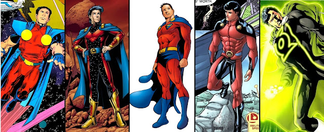 Diferentes versiones de Mon-El en el mundo del cómic