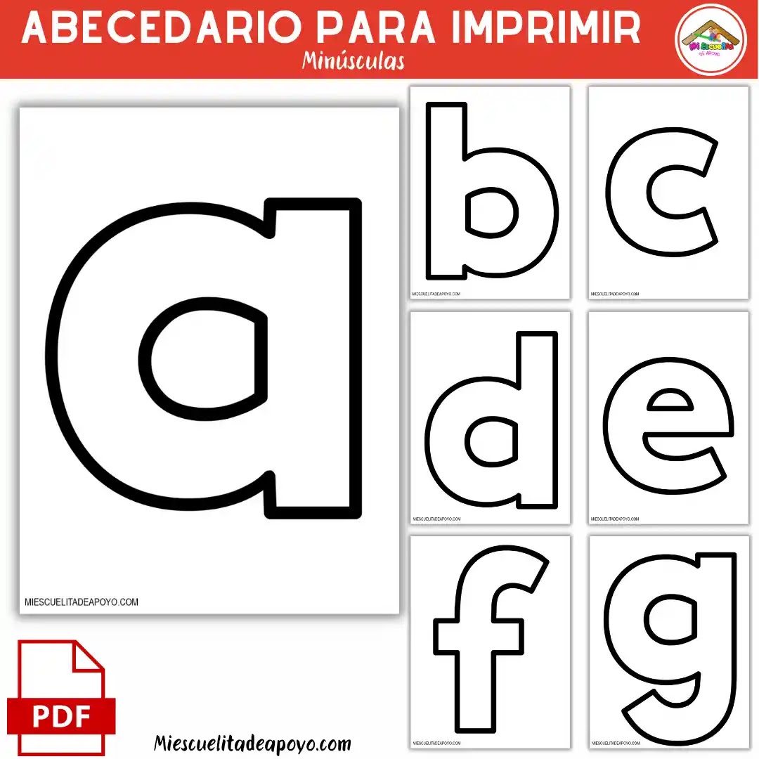 plantillas de letras para imprimir y recortar