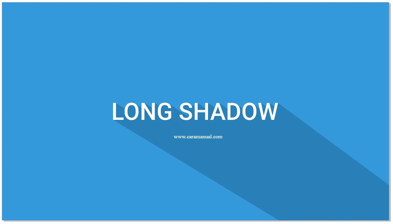 Membuat Long Shadow Pada Teks di CorelDraw