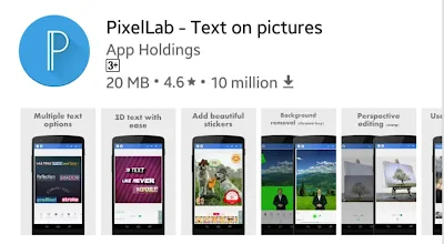 Pixellab, photo editor