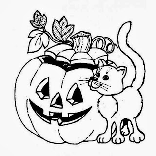 Halloween Pumpkins for Coloring, part 2
