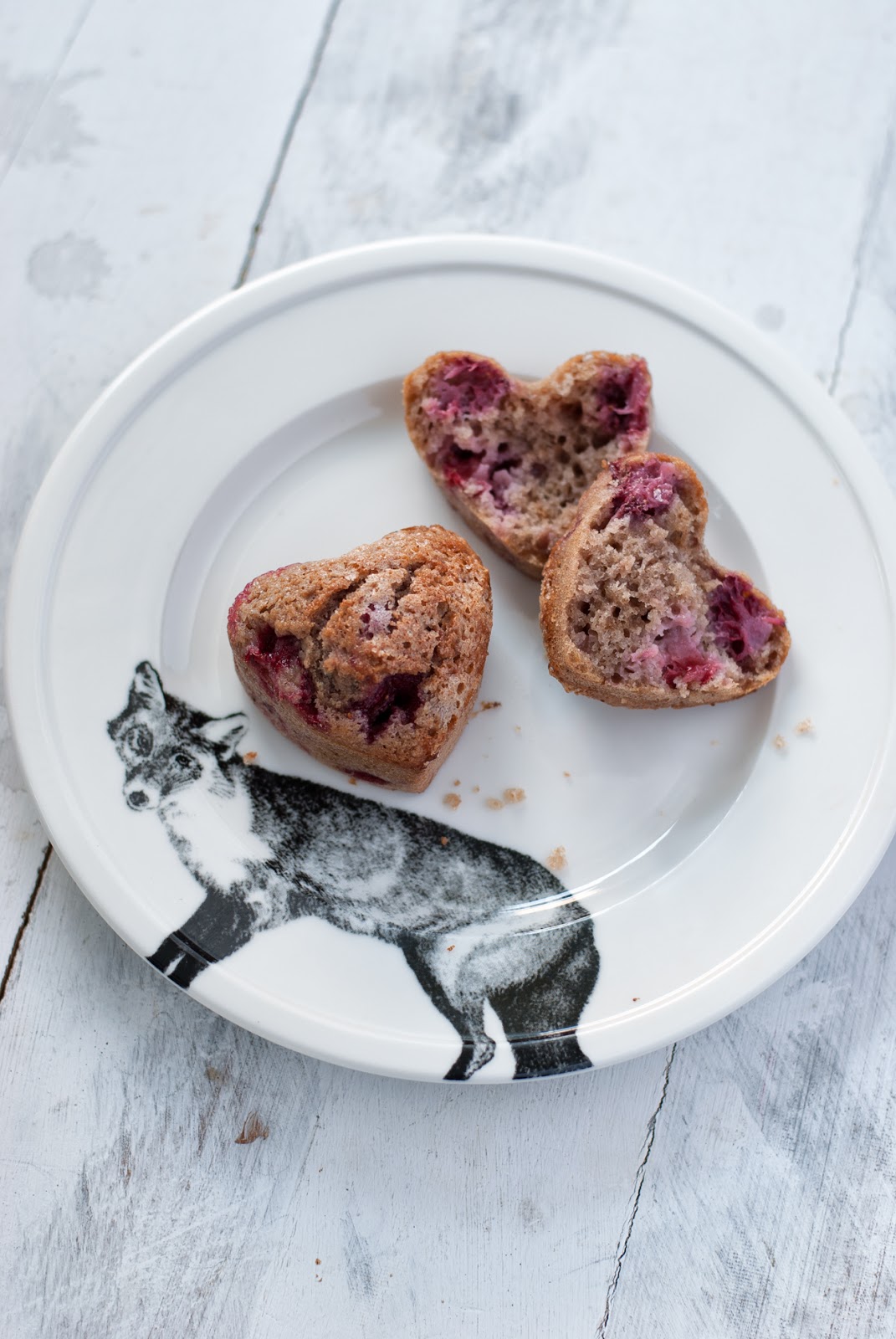 Muffiny na maślance i oleju z owocami