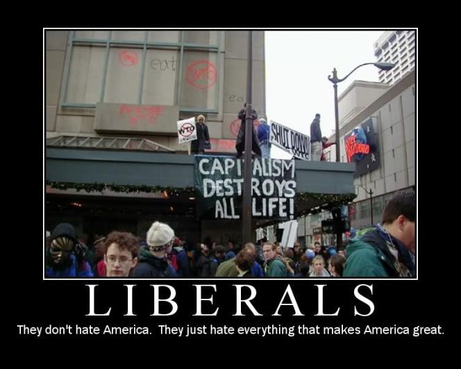 Liberals Hate Everything That Makes America Great