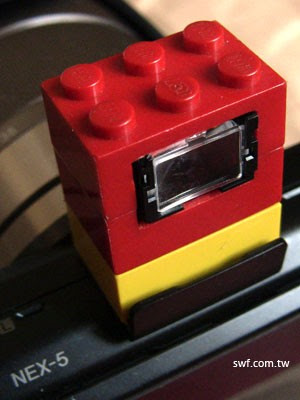 sony nex lego viewfinder diy