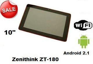 10.2 inch ZENITHINK EPAD APAD Android 2.1 WIFI Tablet UMPC with FREE extras