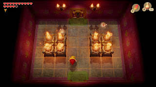 Face Shrine in the Link's Awakening remake, last room before the boss