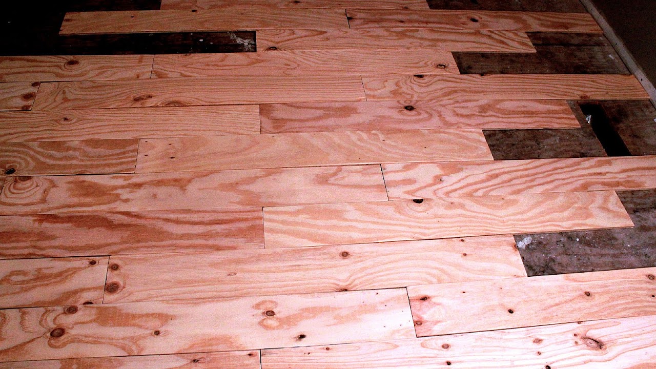 Plywood Flooring Diy