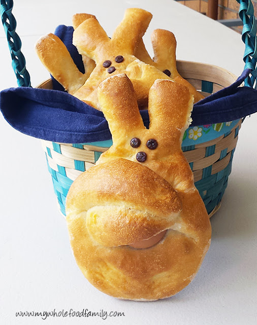 How to make Dutch Easter Bunny Bread from www.mywholefoodfamily.com