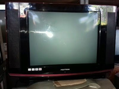 kerusakan tv polytron slim