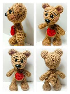 Tiny Love Bear By Tatiana Rodriguez Pink Crochet Design / Tatiana Pink Crochet