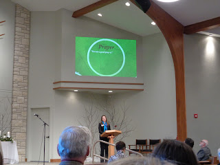 Jill Weaver preaching at Whitestone