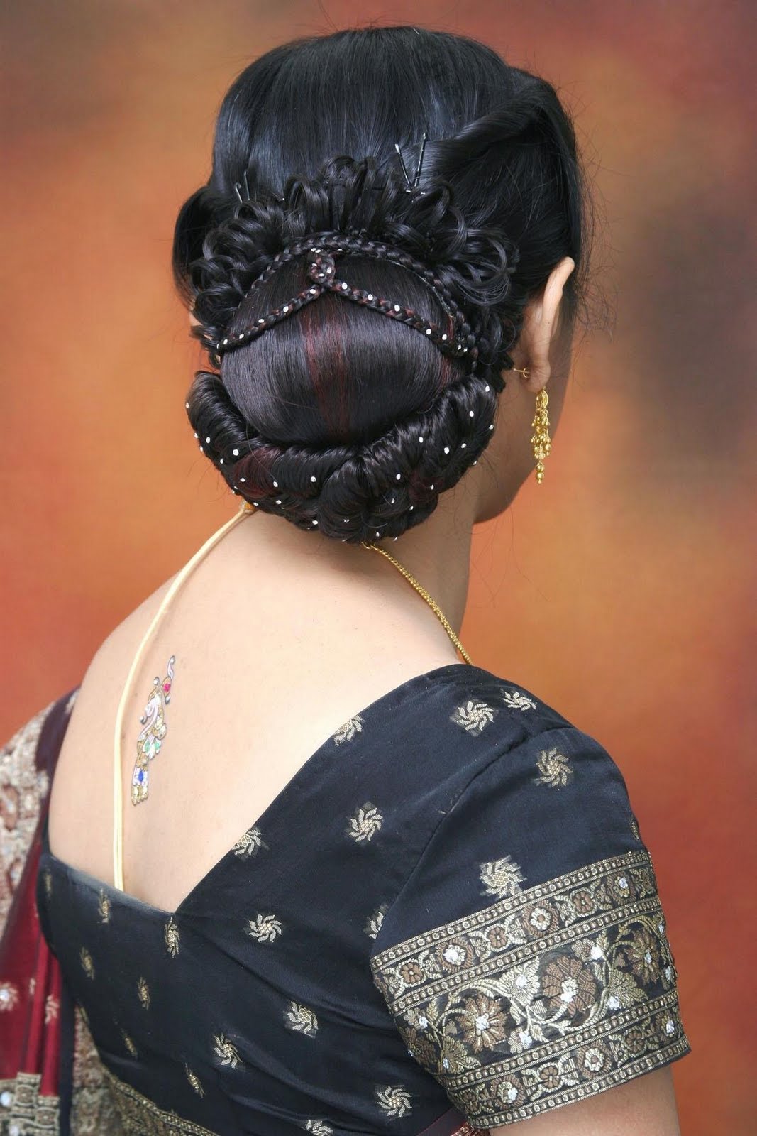 latest bridal hairstyle indian bridal wears
