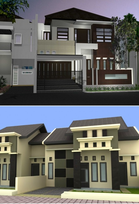  rumah  warna oren inspirasi  rumah  rumah  warna oren 