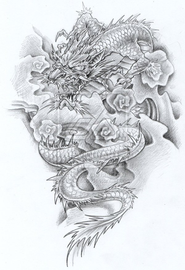 Oriental Tribal Tattoo Design Poster 1575 oriental tattoo designs