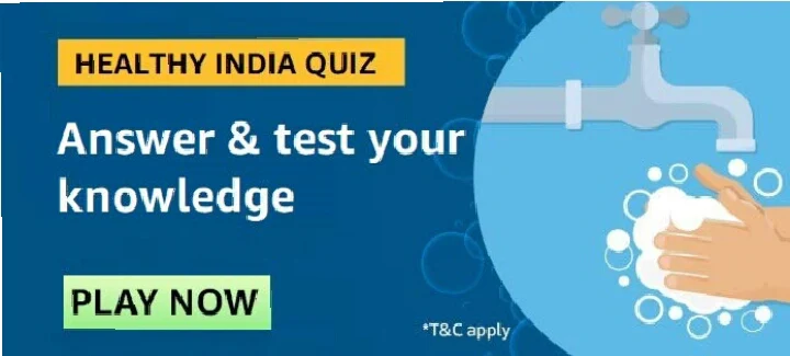 Amazon Healthy India Quiz Answers