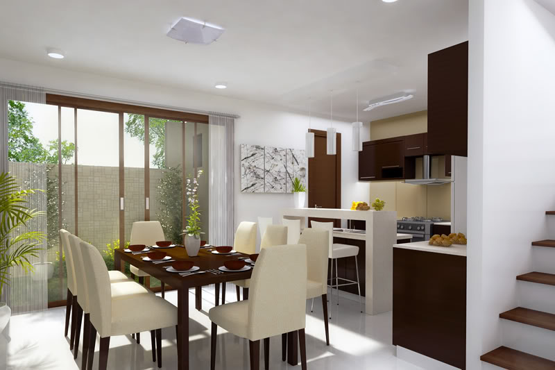 Contoh Desain  Gambar Ruang Makan  Minimalis Gambar Rumah 