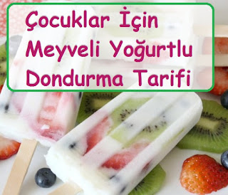 Çocuklar İçin Meyveli Yoğurtlu Dondurma Tarifi