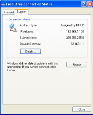 Windows XP Ip Address 1note in