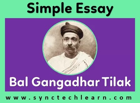 Short essay on Bal Gangadhar Tilak in english