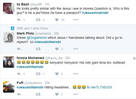 Excitement in Kenya as 'Jesus' is Spotted Walking on the Streets Barefooted (Photos)