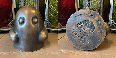 Tiny Ghost Relic Edition Bronze Statue by Reis O’Brien x Bimtoy x Bottleneck Gallery