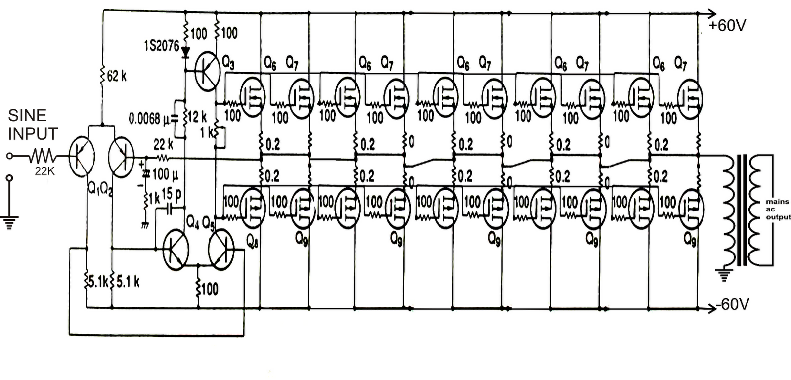 1000w Power Inverter Circuit Diagram - Make This 1kva 1000 Watts Pure Sine Wave Inverter Circuit - 1000w Power Inverter Circuit Diagram