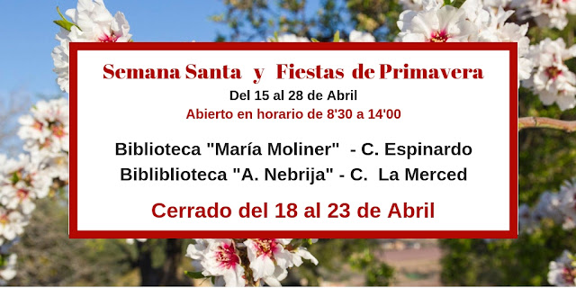 Horario de Semana Santa y Fiestas de Primavera