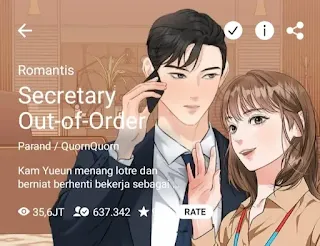 Secretary out or order webtoon romantis kantor