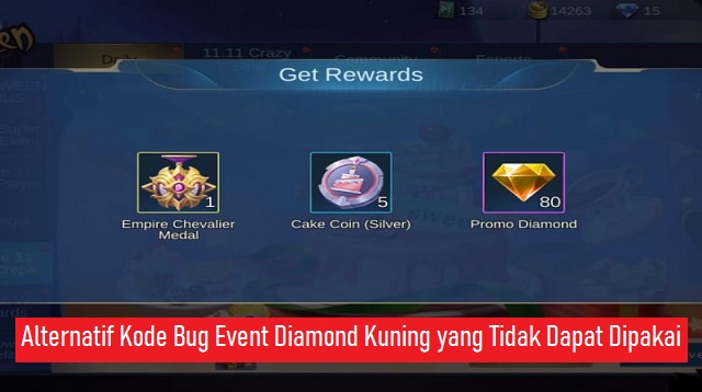  Mobile Legend merupakan salah satu game battle royale yang memiliki pemain sangat bayak d Bug Event Diamond Kuning Terbaru