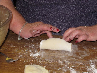 Folding the Dough Over