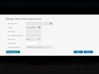 Cara Input Saldo Awal Piutang dan Hutang di Zahir Accounting 6