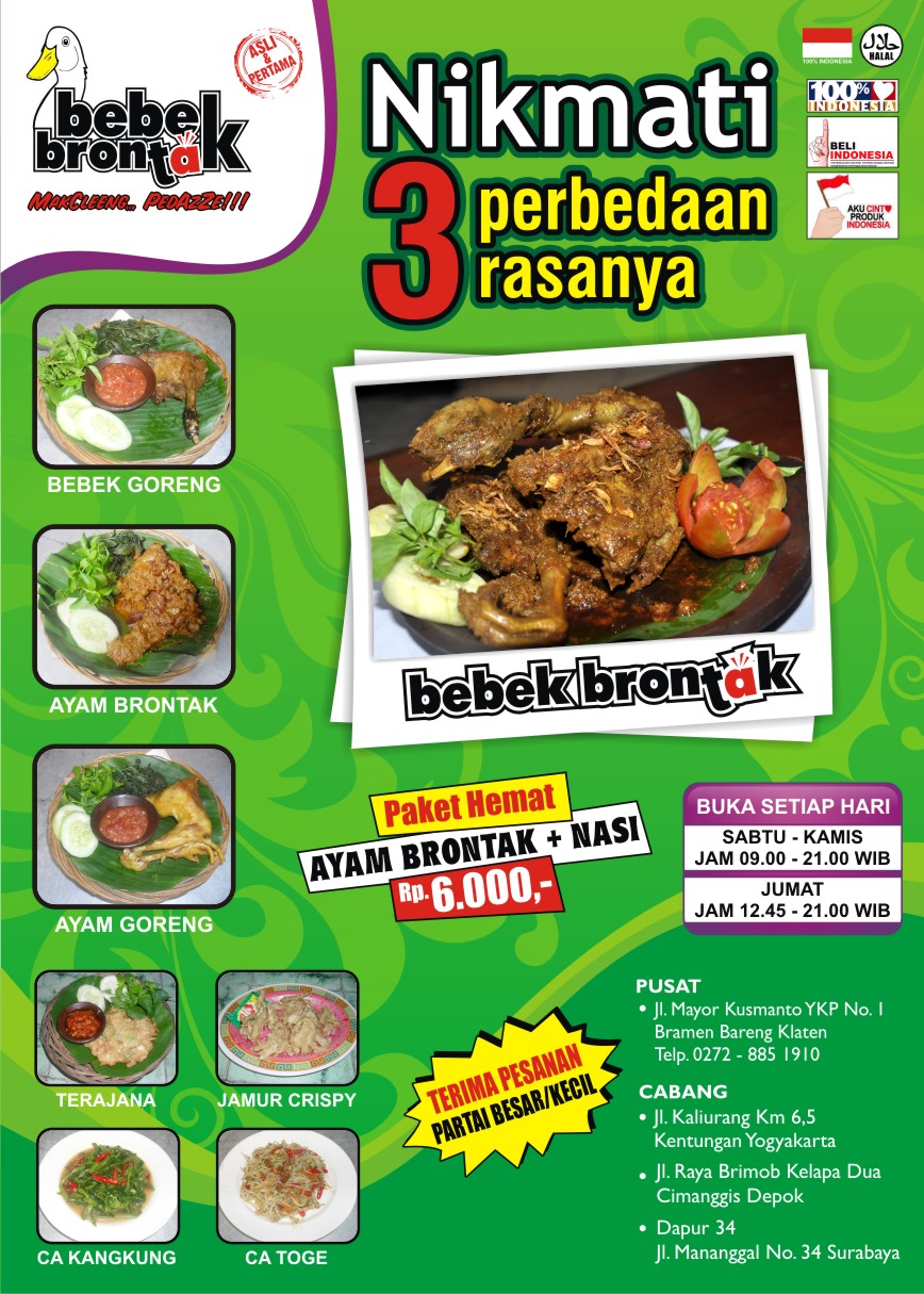 60 Contoh Desain  Brosur  Makanan  Ayeey com