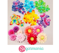 Logo Vinci gratis fornitura di Farfalle e Fiori in Cialda di Sugarmania