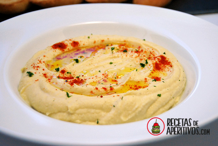 Hummus de garbanzos tradicional