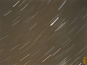 star trails with aircraft iso 800