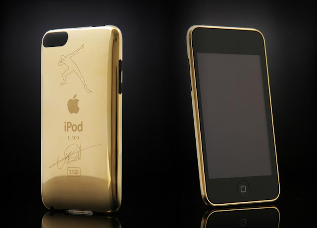 Limited Edition Usain Bolt Signature Gold iPod Touch