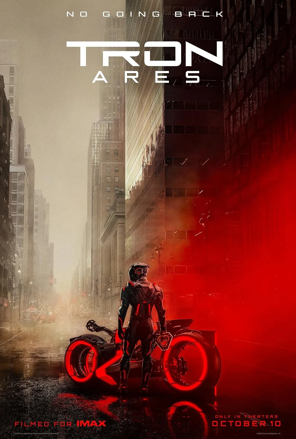 Постер фантастического боевика «Трон: Арес» (Tron: Ares)