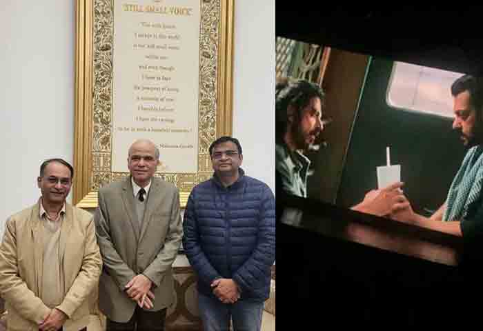 Latest-News, National, Top-Headlines, Bollywood, Cinema, Film, New Delhi, Sharukh Khan, Special screening of Shah Rukh's 'Pathaan' held at Rashtrapati Bhavan Cultural Centre.